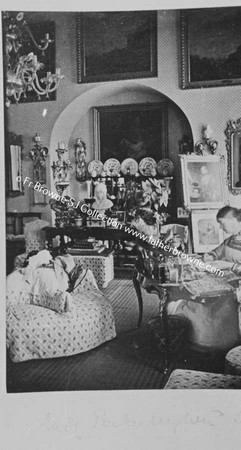 COPIES OF OLD PHOTOS LENT BY LORD CASTLEROSSE  DRAWING ROOM NOW CHAPEL